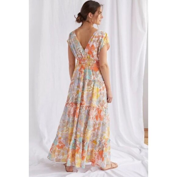 Anthropologie Floral Maxi Dress - Multicolor - Picture 4 of 9